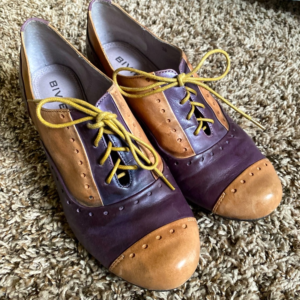Biviel Genuine Leather Oxfords women’s size 7.5